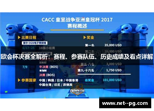 欧会杯决赛全解析：赛程、参赛队伍、历史成绩及看点详解